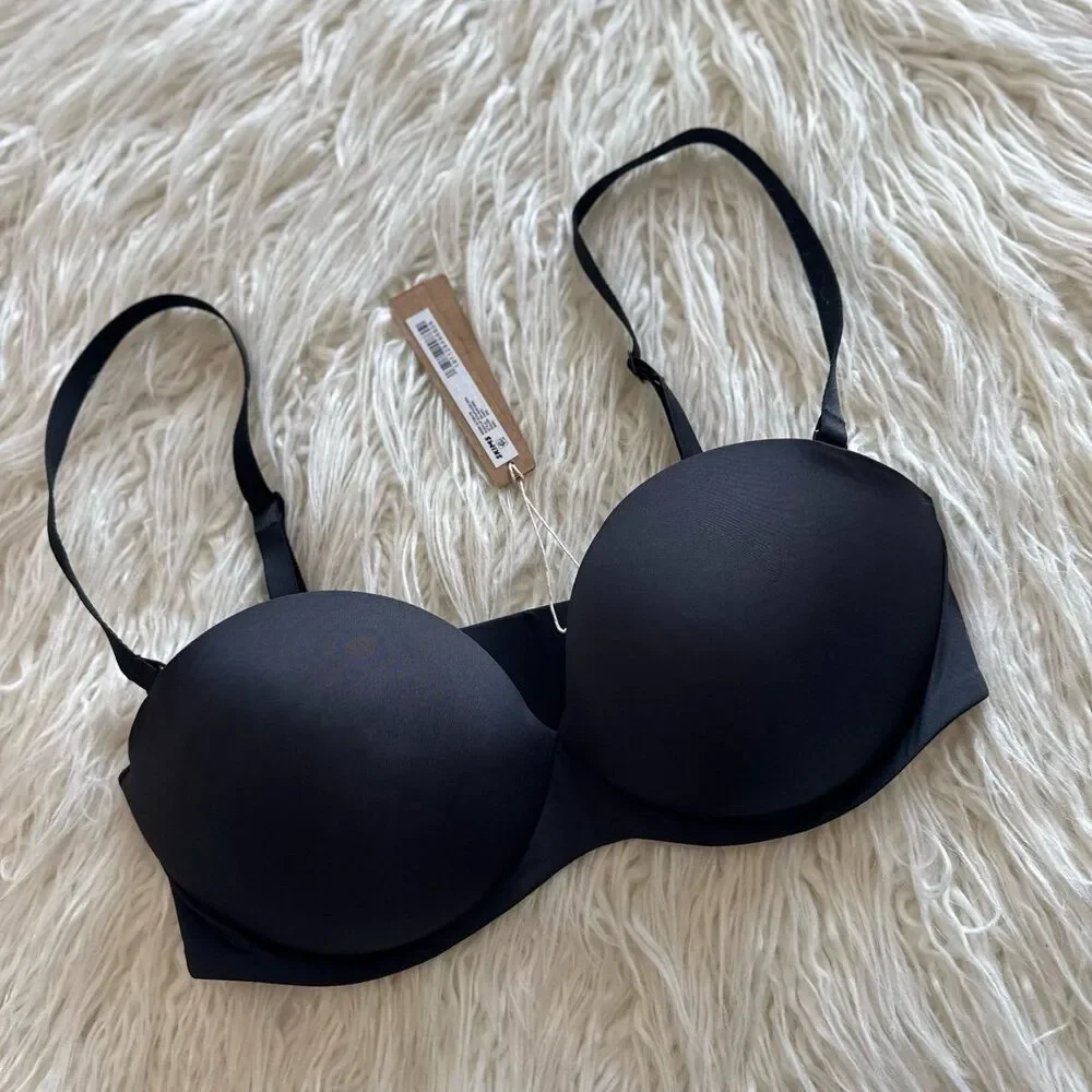 Skims Ultimate Push Up Strapless Bra Onyx Size 34D - Picture 3 of 6
